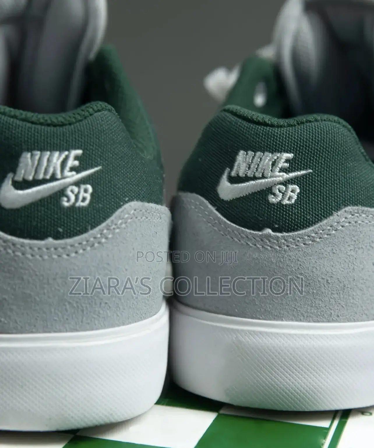 White and Gray Nike Sb Sneakers