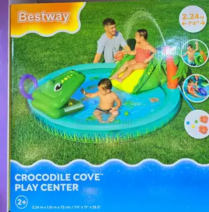 Bestway Crocodile Cove Play Centre Family Swimming Pool