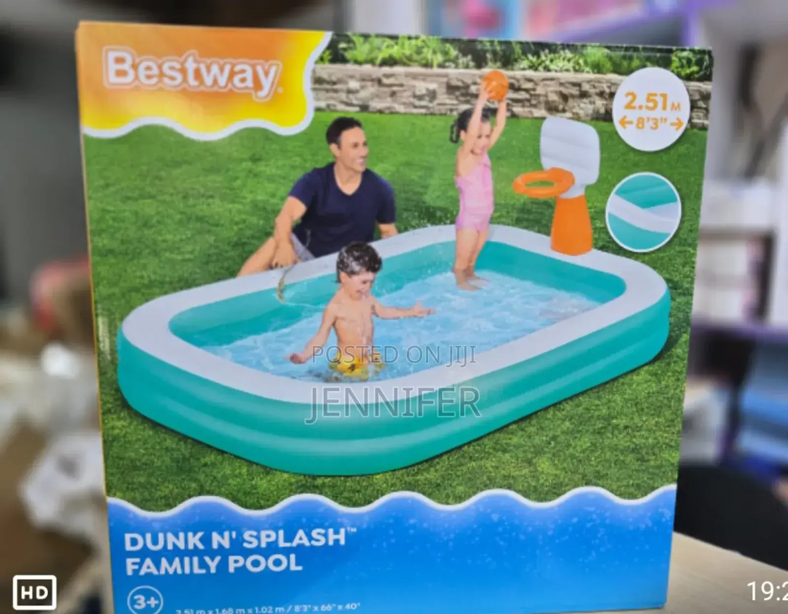 Brand New Bestway Dunk"N" Splash Family Swimming Pool