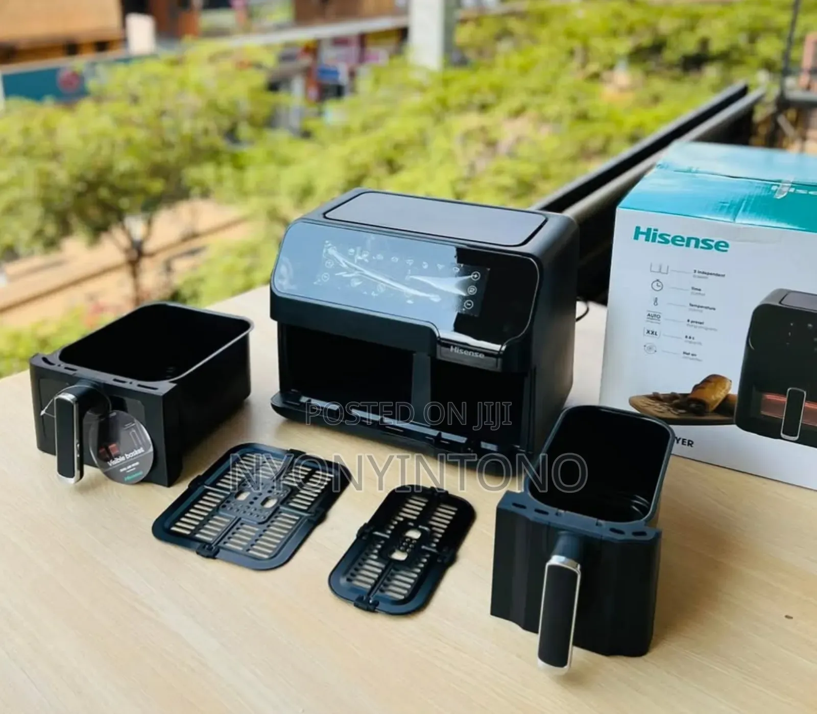 Hisense 8.6l Double Digital Air Fryer