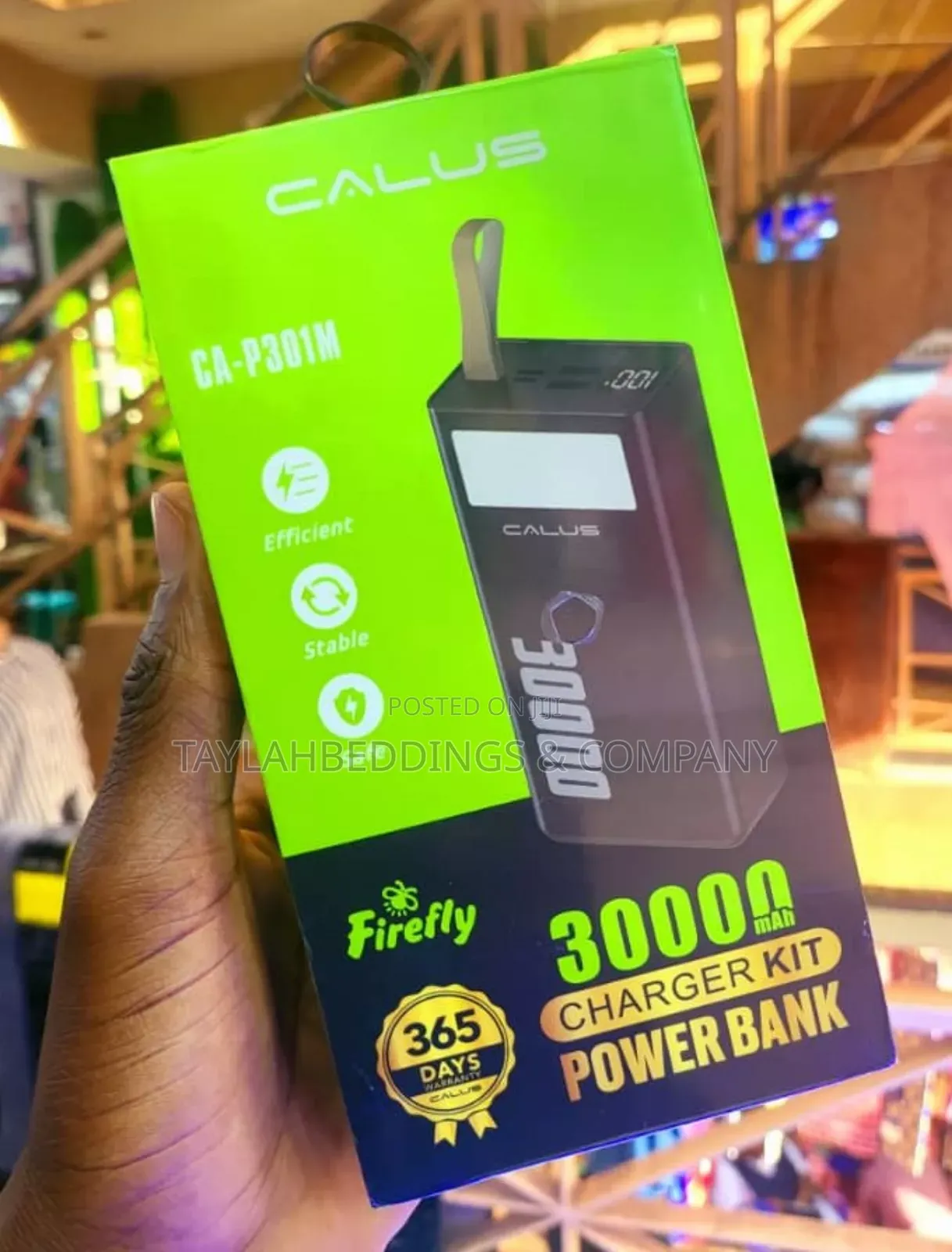 30000mah Calus Portable Fast Charging Power Bank With Led
