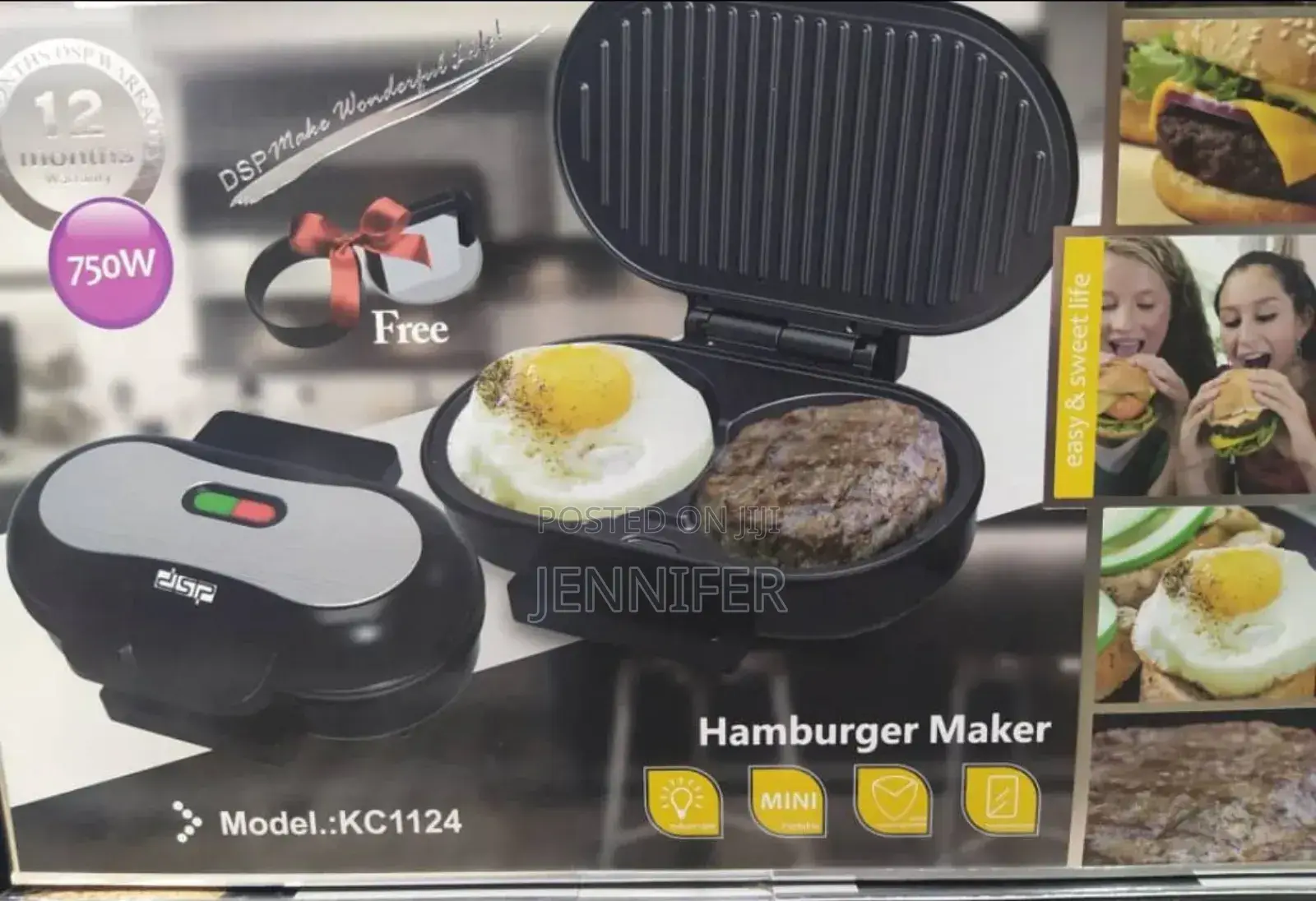 Brand New DSP Hamburger Maker 750w