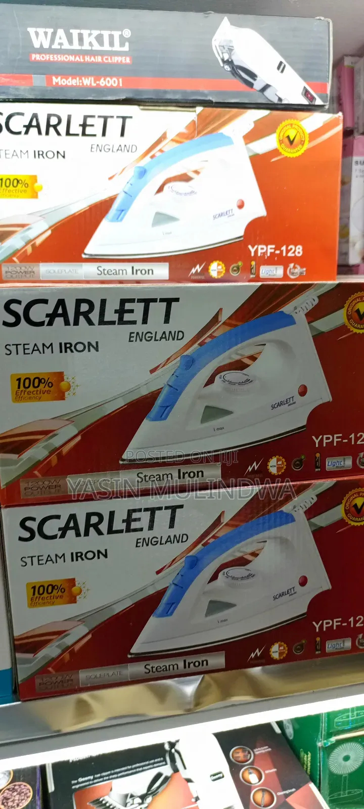 Scarlet Flat Iron.
