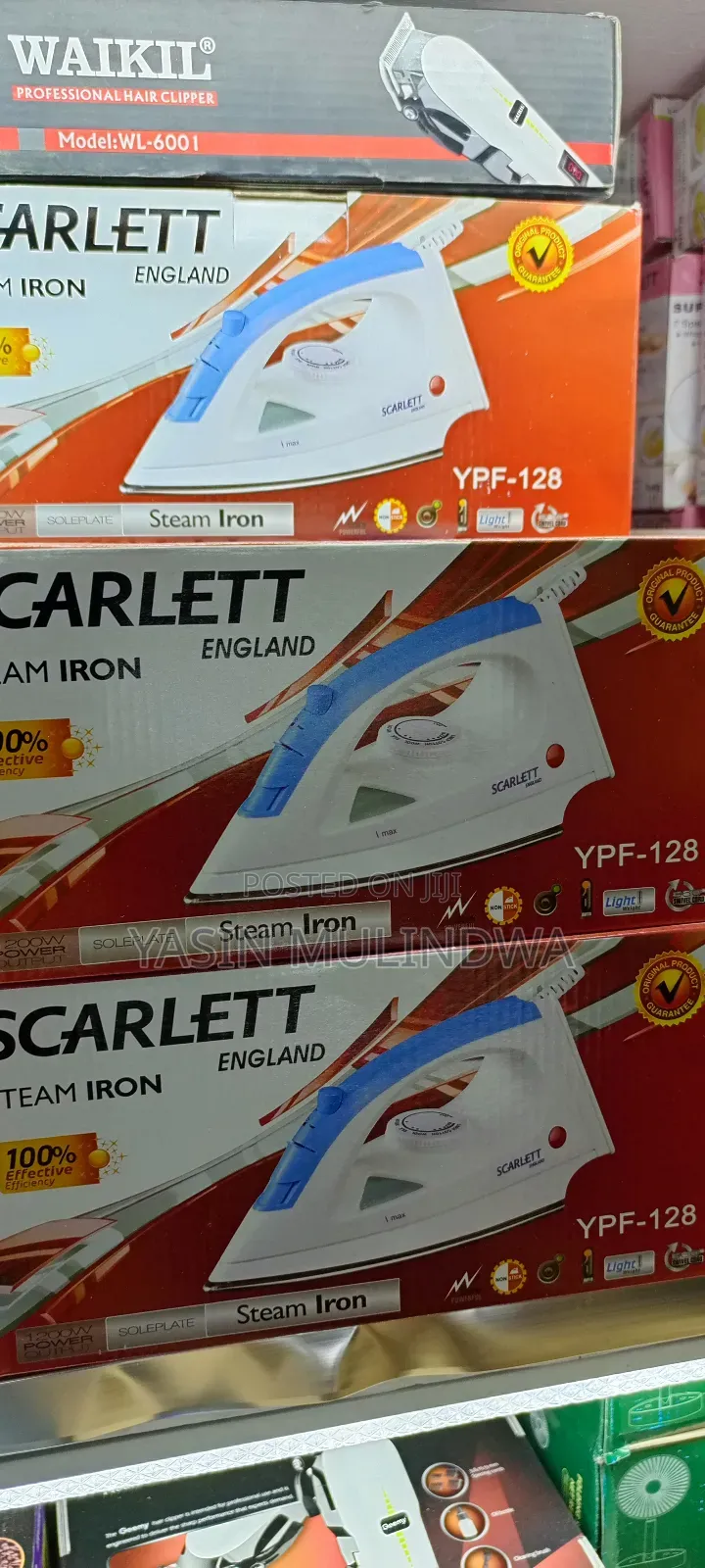 Scarlet Flat Iron.