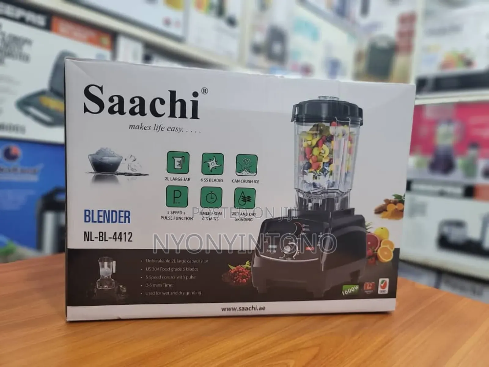 Saachi 2 Litre Heavy Duty Juice Blender