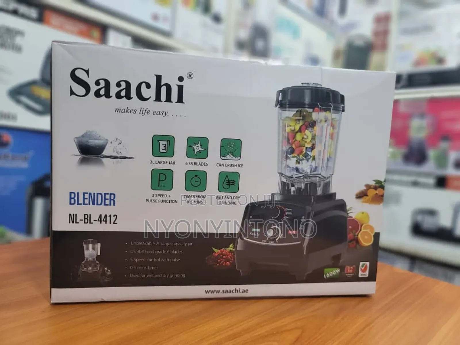 Saachi 2 Litre Heavy Duty Juice Blender