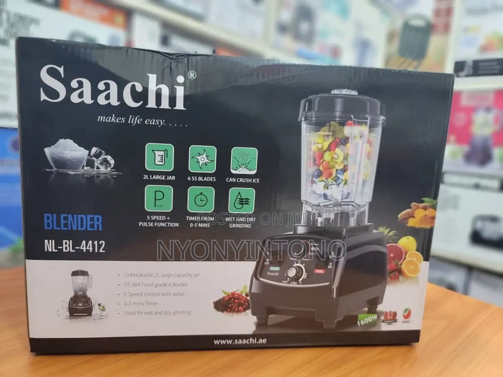 Saachi 2 Litre Heavy Duty Juice Blender