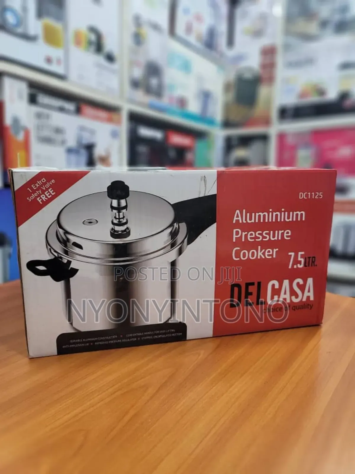 Delcasa 7.5litre High Quality Pressure Cooker