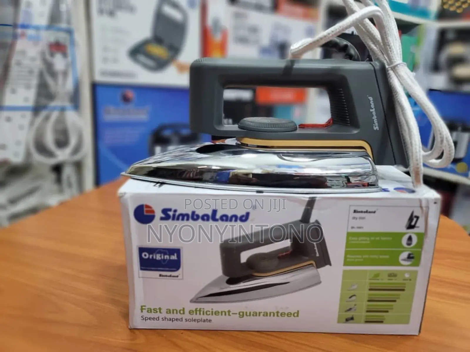Simbaland High Quality Dry Iron With 1yr Warranty