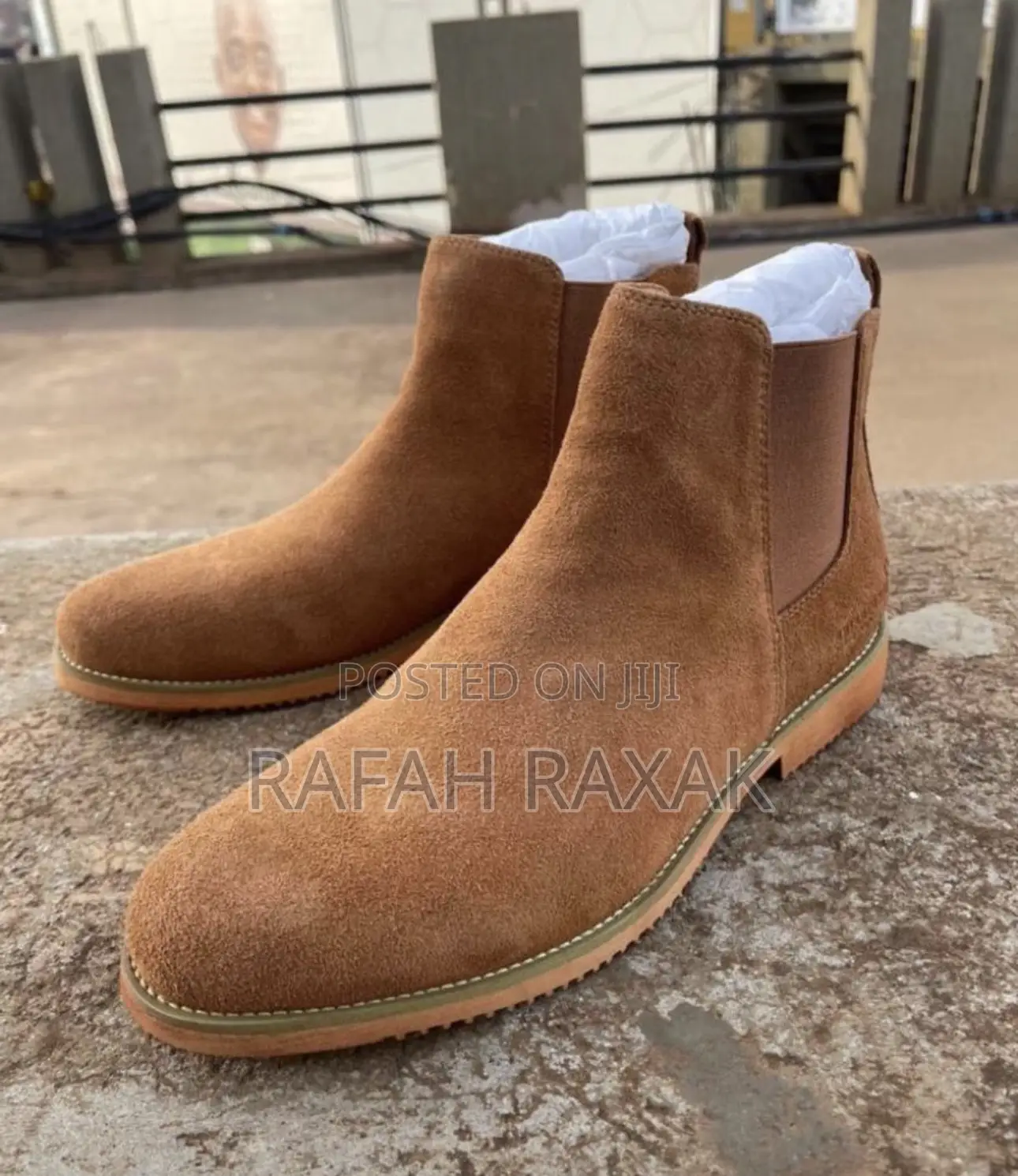Men’S Brown Suede Chelsea Boots