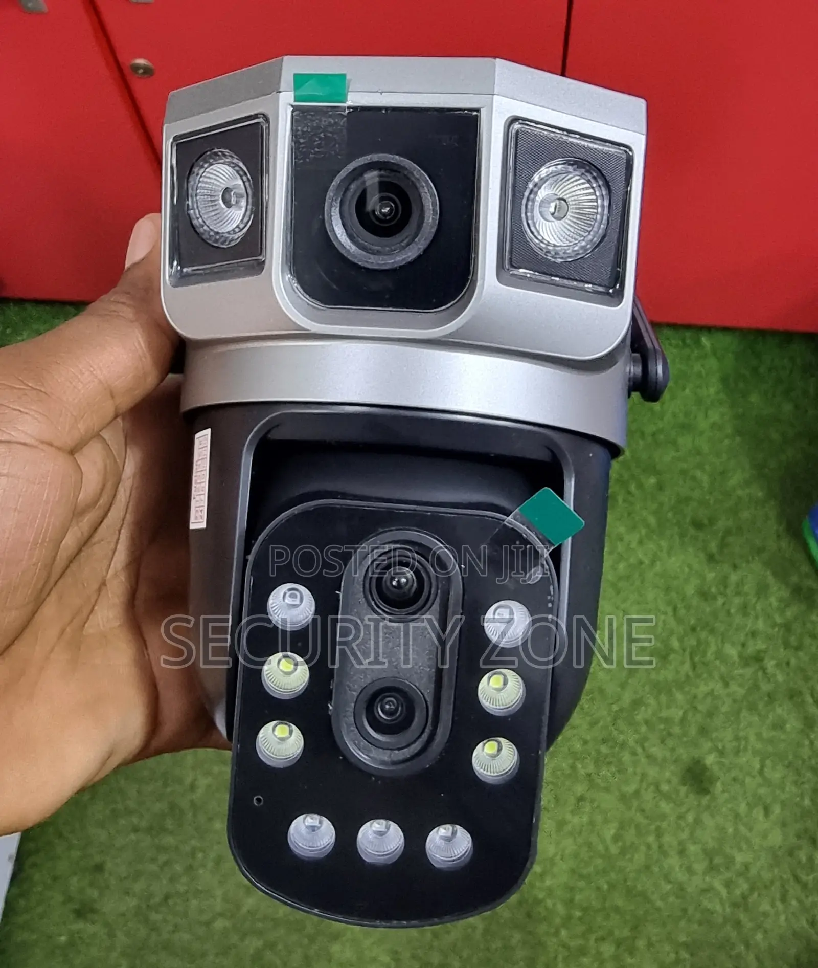 Tripple Lens PTZ Stand Alone 4g Camera