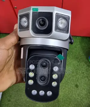 Tripple Lens PTZ Stand Alone 4g Camera