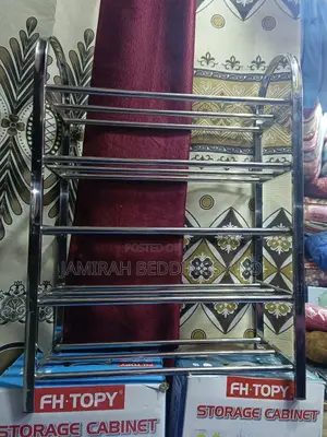 Metallic Shoe Rack