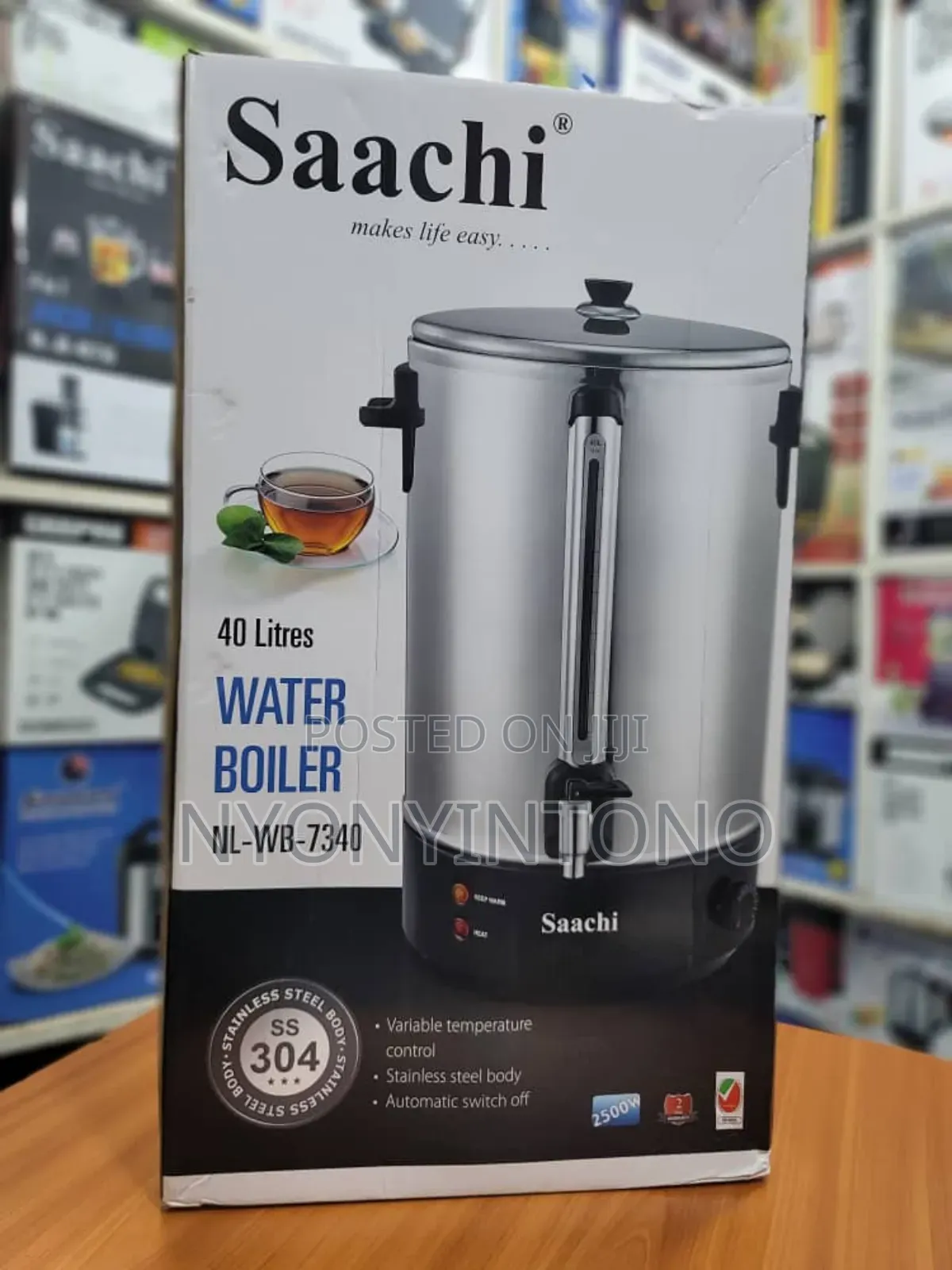 Saachi 40litre Water Boiler With 2yrs Warranty