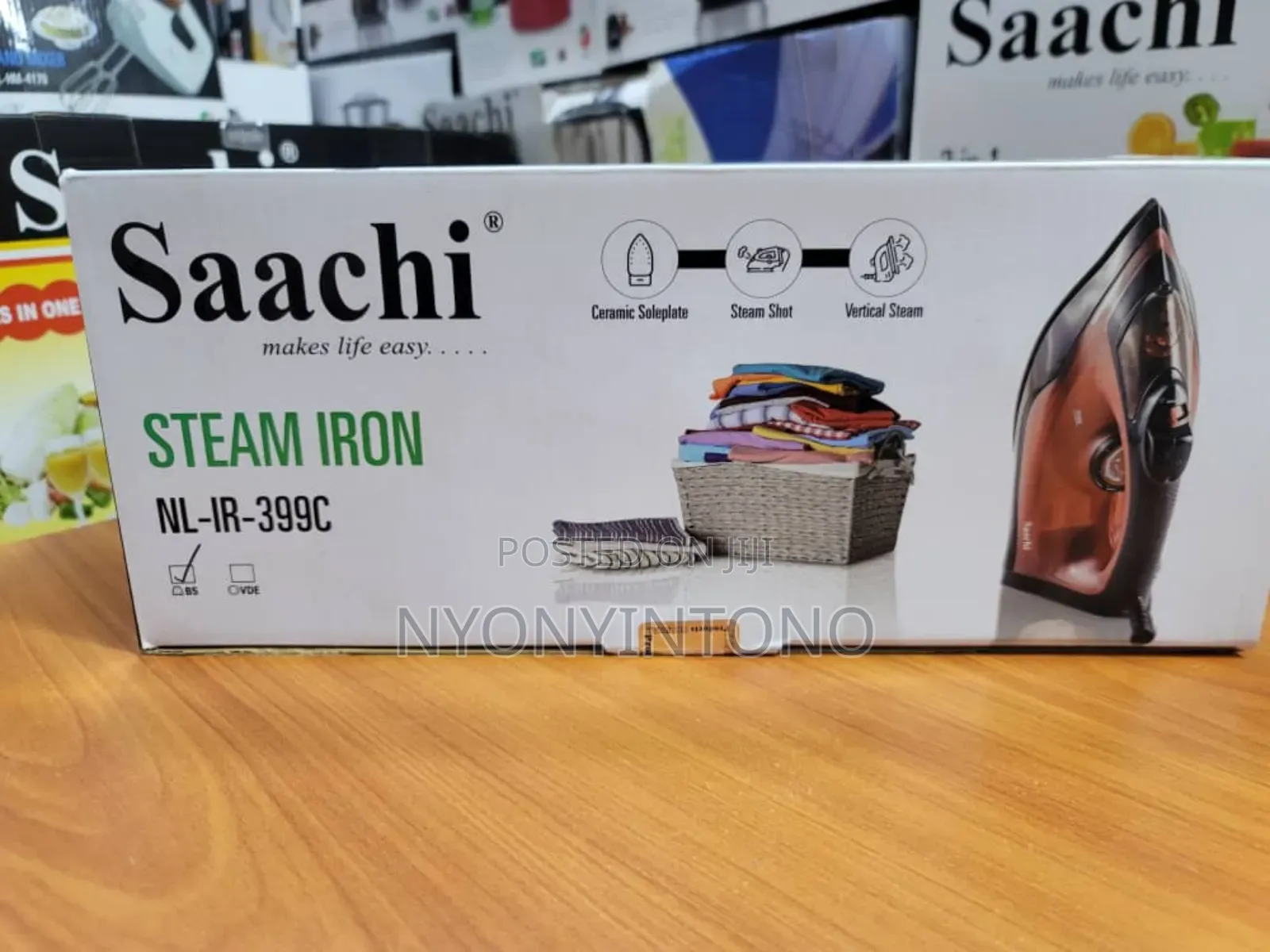 Saachi Big Steam Iron With 1yr Warranty