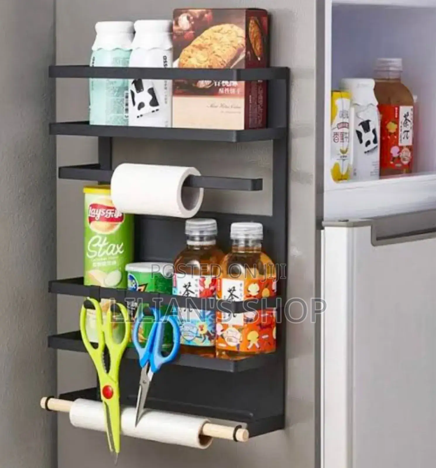 Magnetic Fridge Side Storage Rack