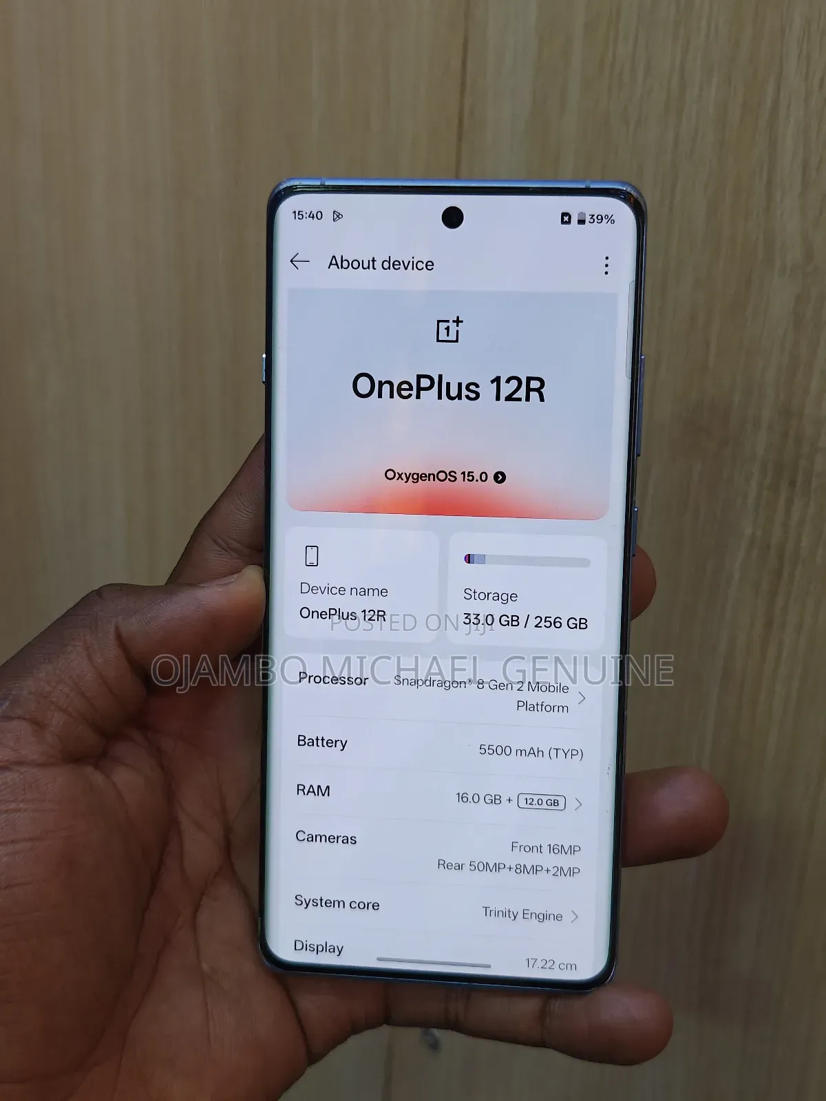 OnePlus 12R 256 GB Blue