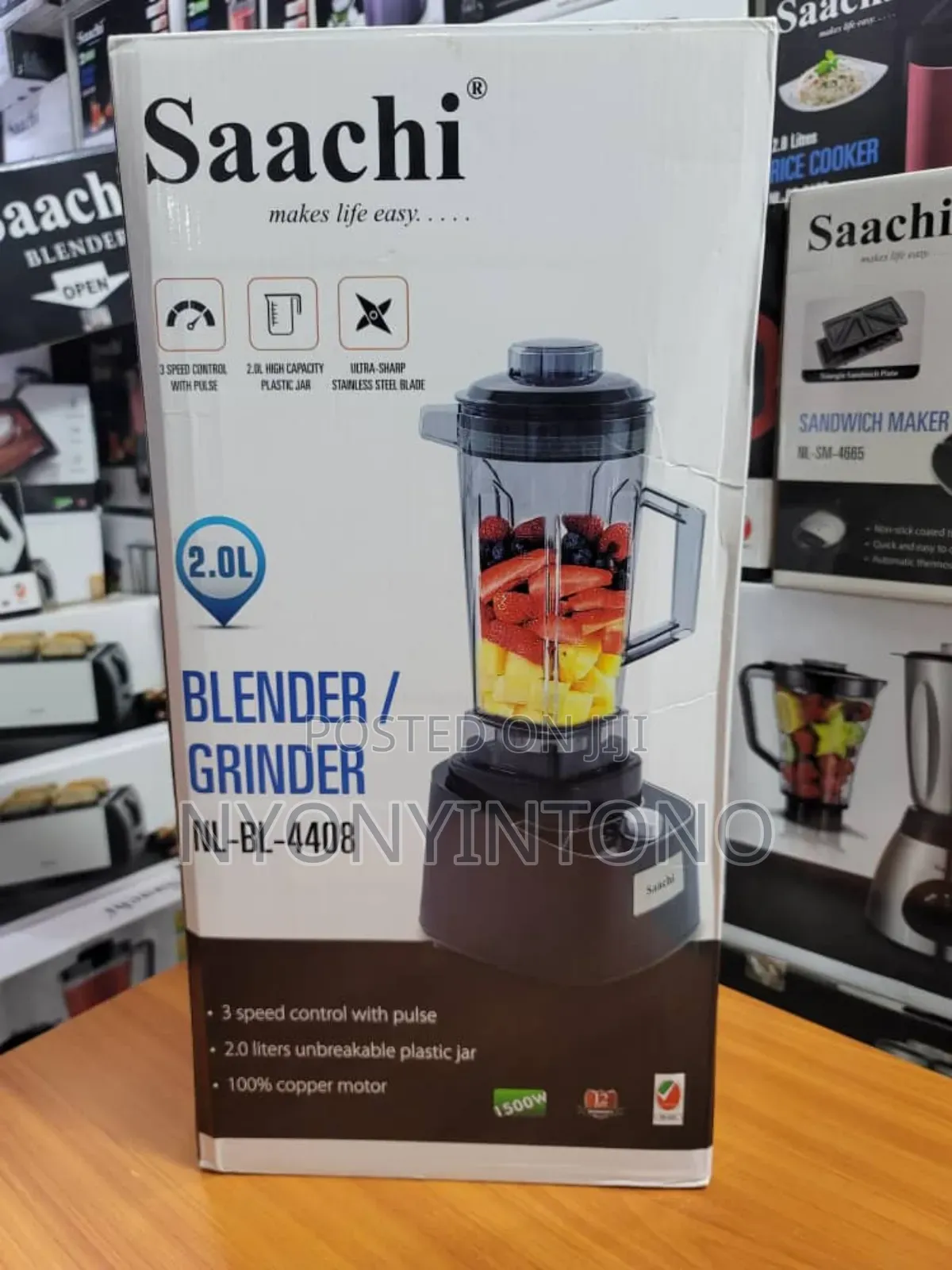 Saachi 2 Litre Heavy Duty Commercial Juice Blender