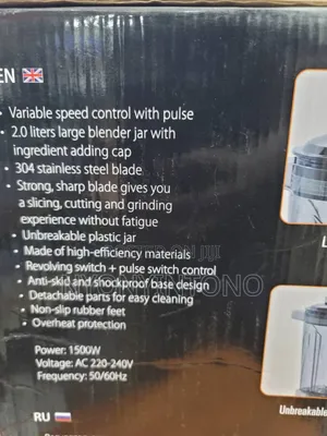 Saachi 2 Litre Heavy Duty Commercial Juice Blender