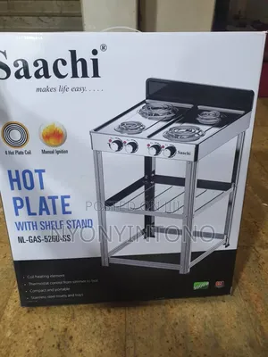 Saachi 4 Coil Free Standing Full Electric Hot Plate