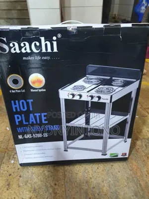 Saachi 4 Coil Free Standing Full Electric Hot Plate