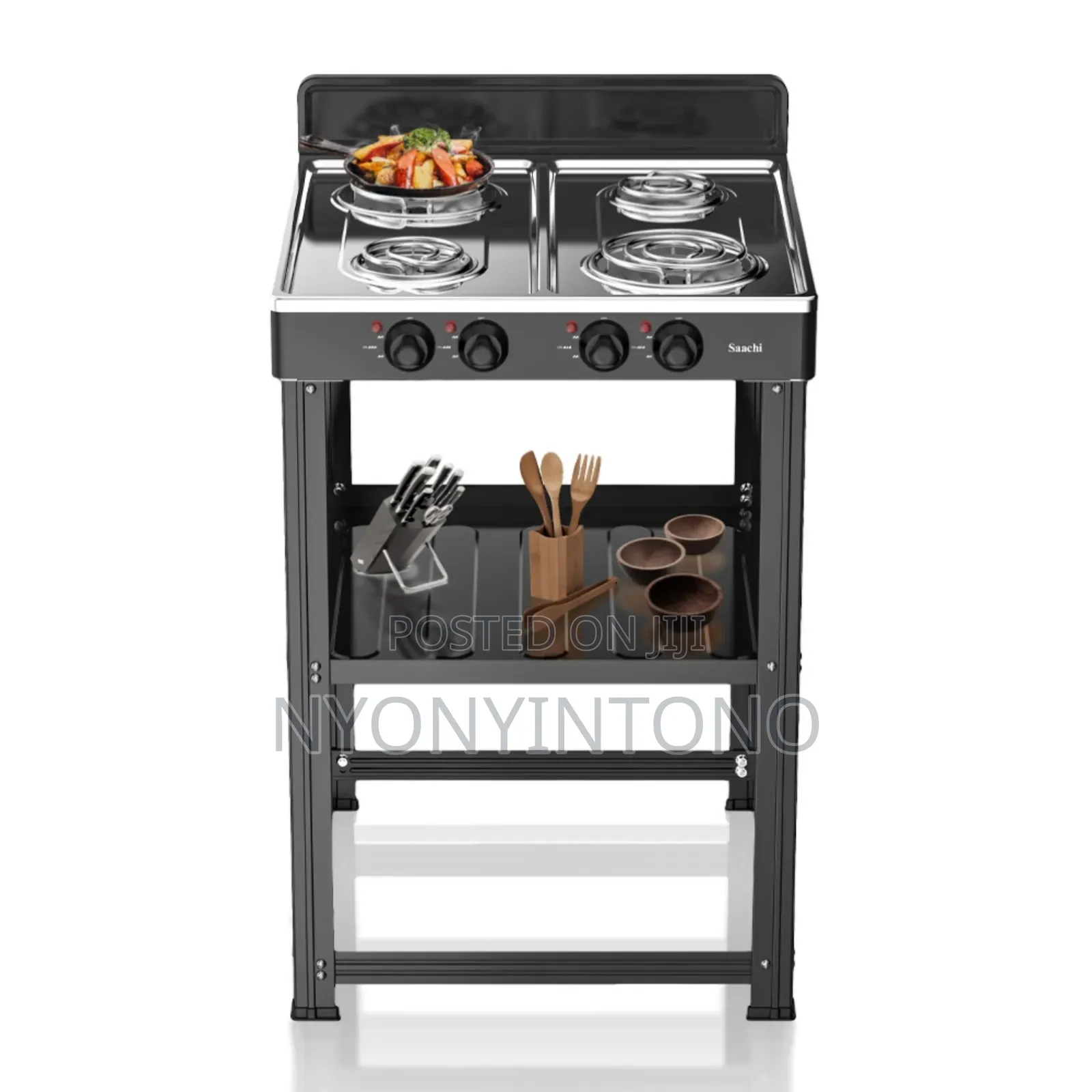 4burner Coiled Saachi Free Standing Hotplates