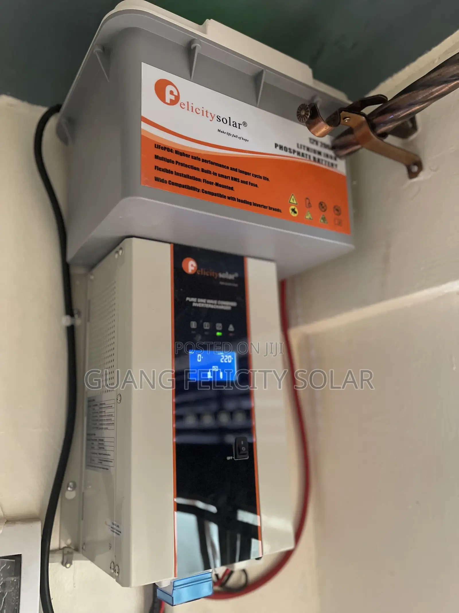 200ah 12v Lithium Ion Battery With 1.5kva Smart Inverter
