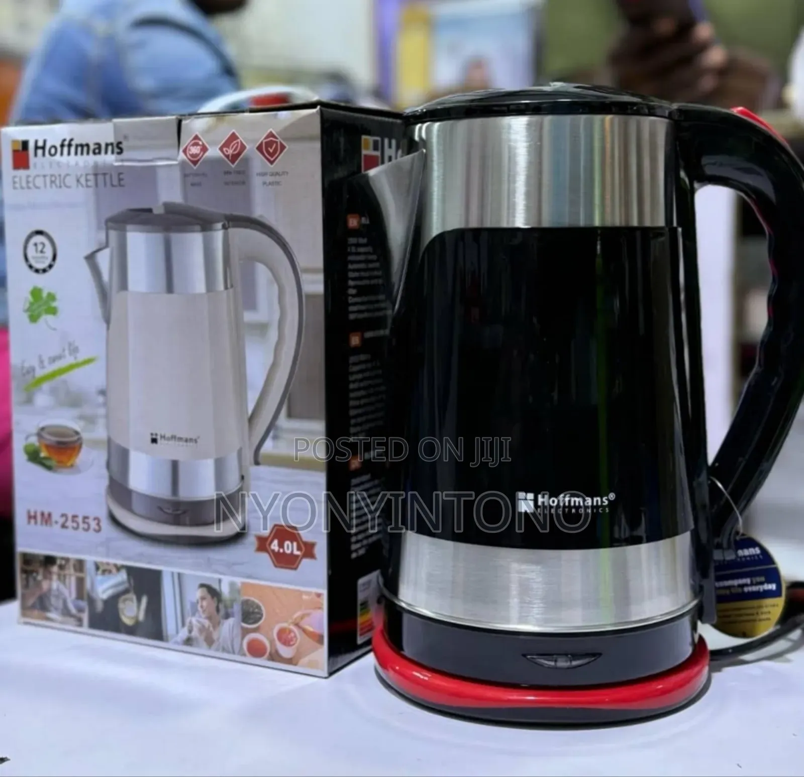 Hoffmans 4liters Automatic Cordless Water Kettle
