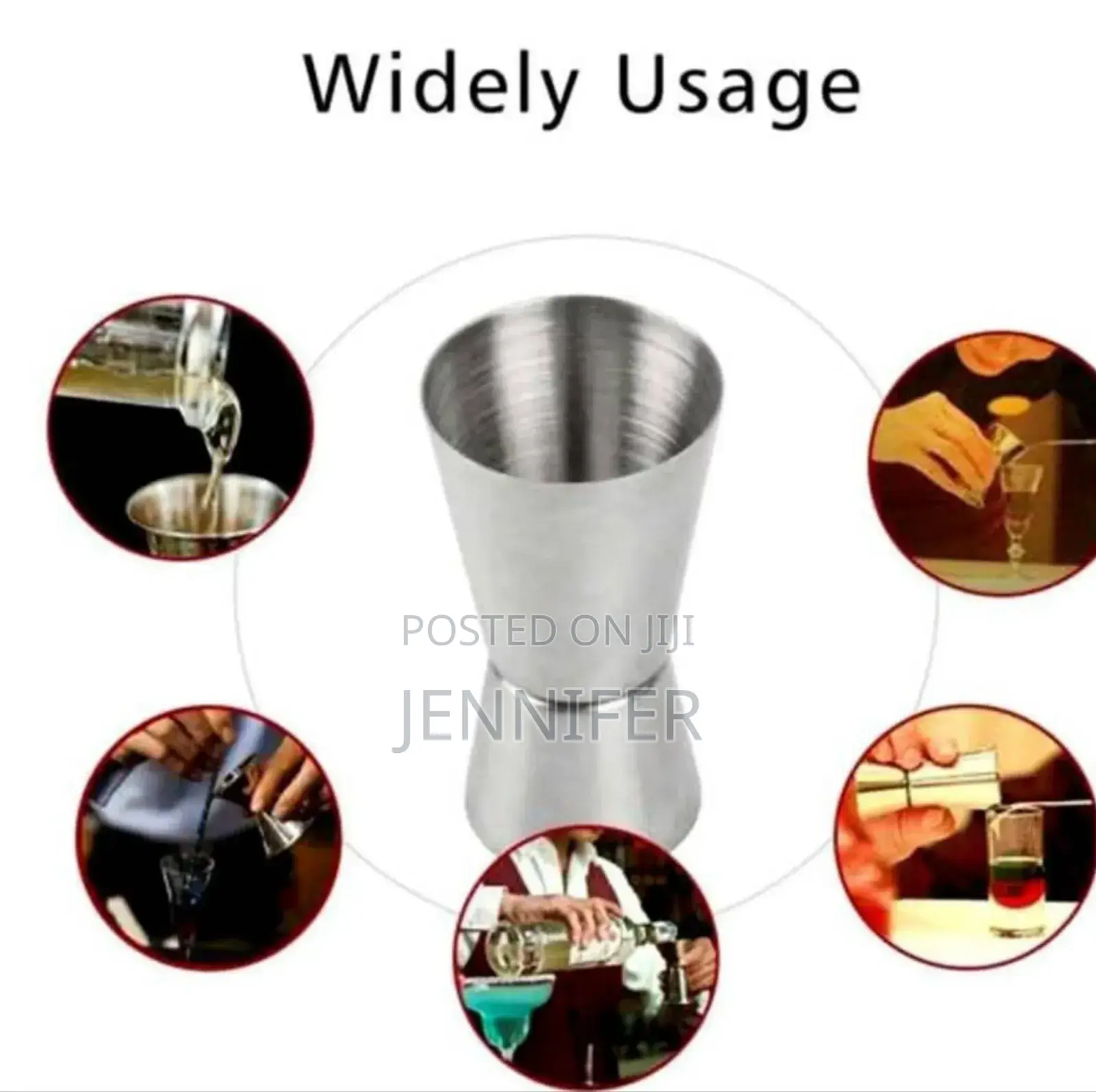 Stainless Steel Cocktail Double Liquor Measuring Cup