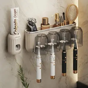 Dispenser Toothpaste Toothbrush Holder
Mouthwash Cups