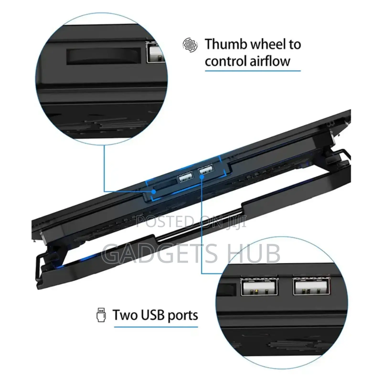 17 Inch Laptop Cooling Stand Portable Adjustable Blue Light