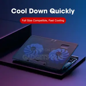 Photo - Laptop Stand With Cooling Fan Heatsink Dual