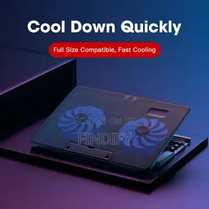 Laptop Stand With Cooling Fan Heatsink Dual