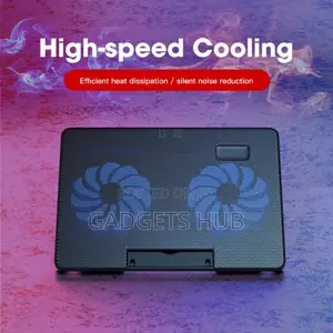 Laptop Stand With Cooling Fan Heatsink Dual