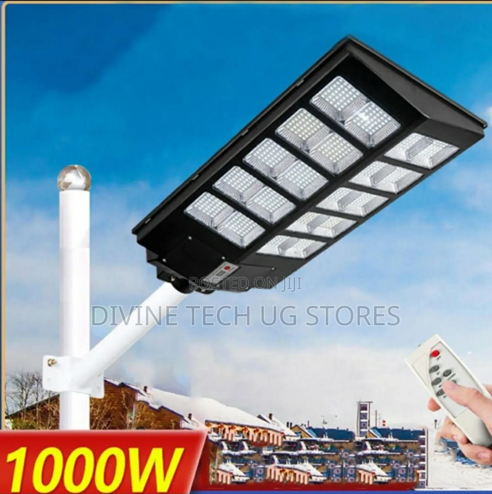 1000w Solar Street Light, Solar Street Light With Remote