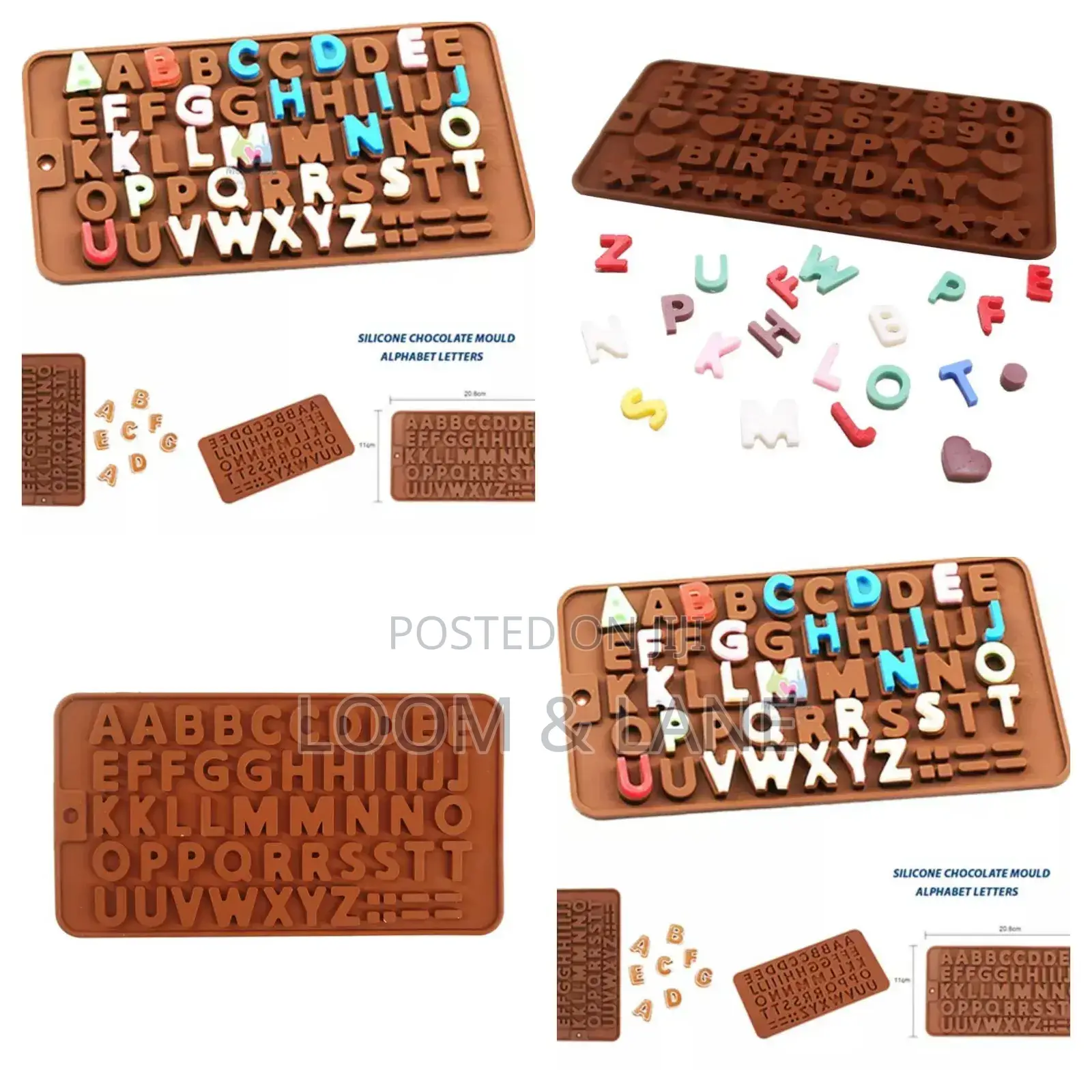 Number, Letter and Symbol Mould