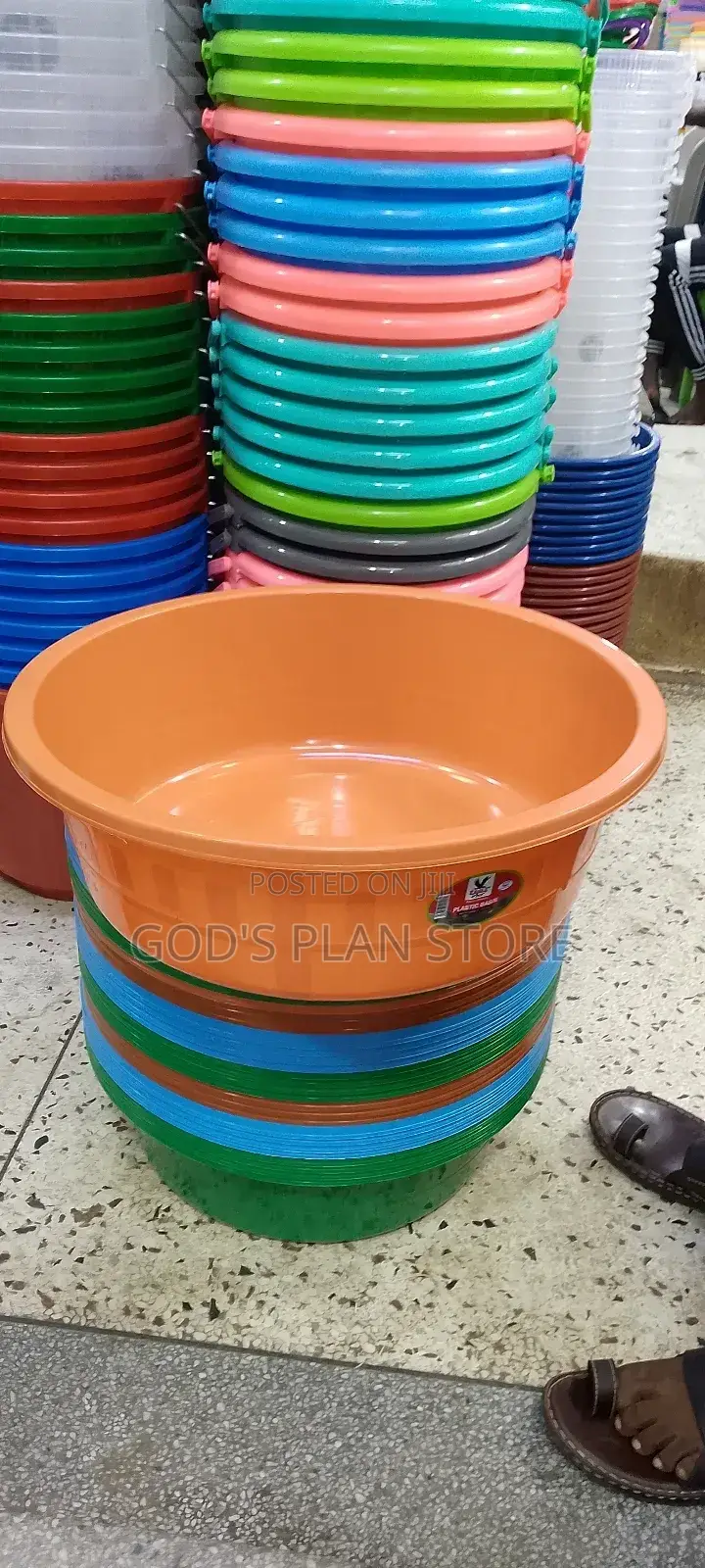Plastic Basin Mukwano 1pc