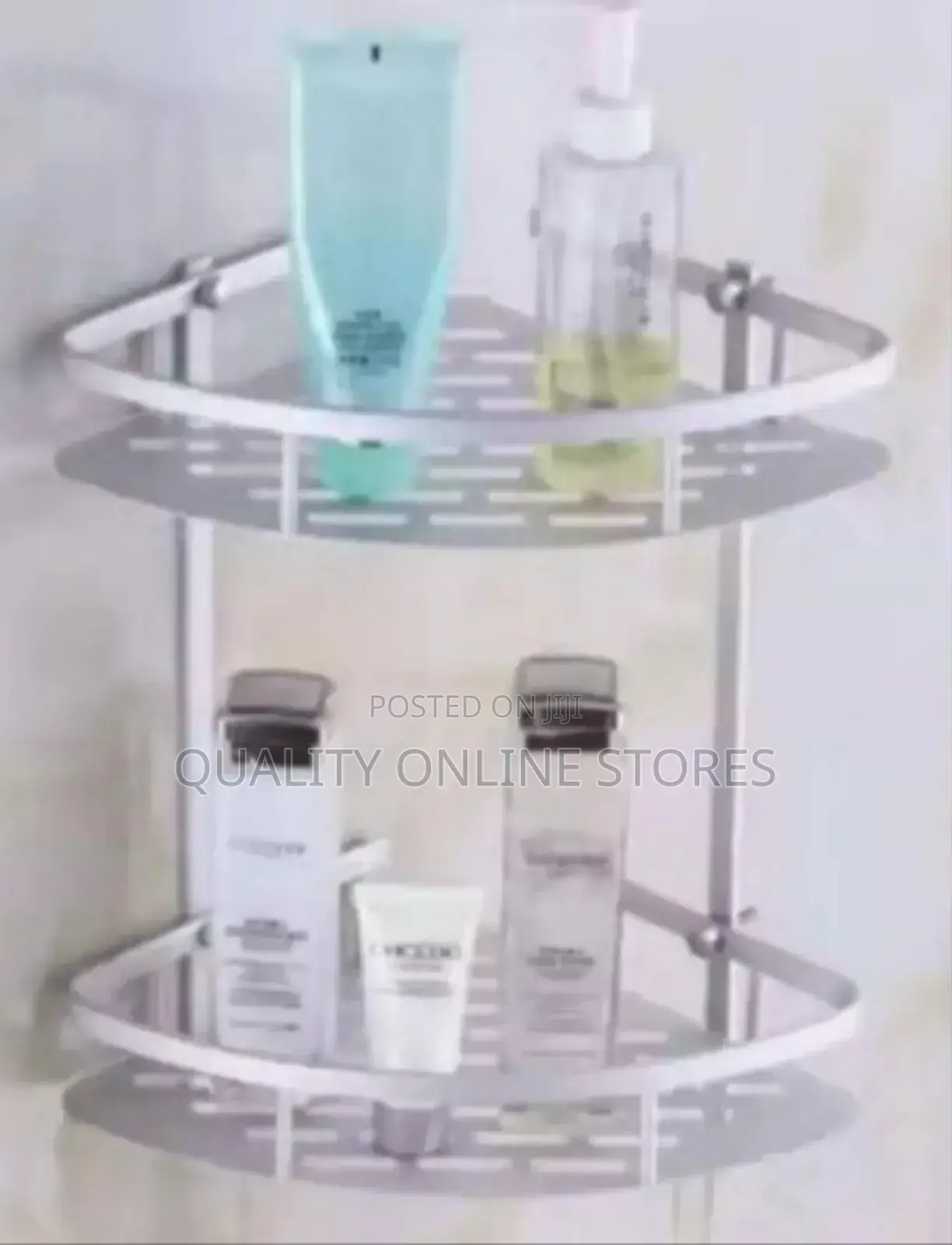 Double Bathroom Shelf Rack