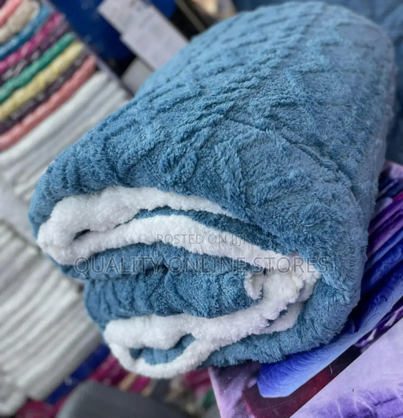 Blue Fleece Blanket