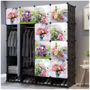 Unique 4 Column Standard 2 in 1 Closet