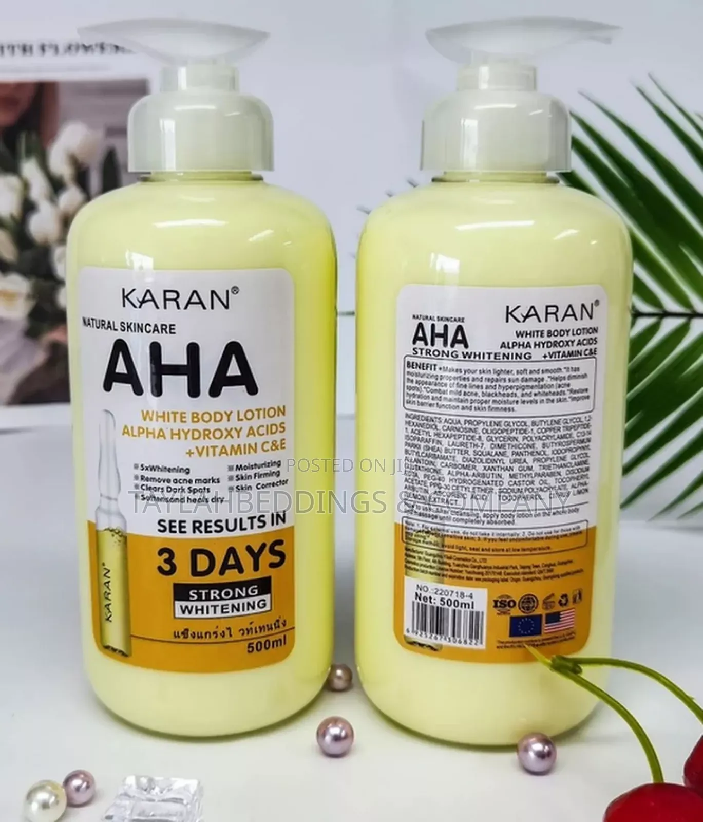 Karan Natural Skincare Aha White Bodylotion With Vitamin C E