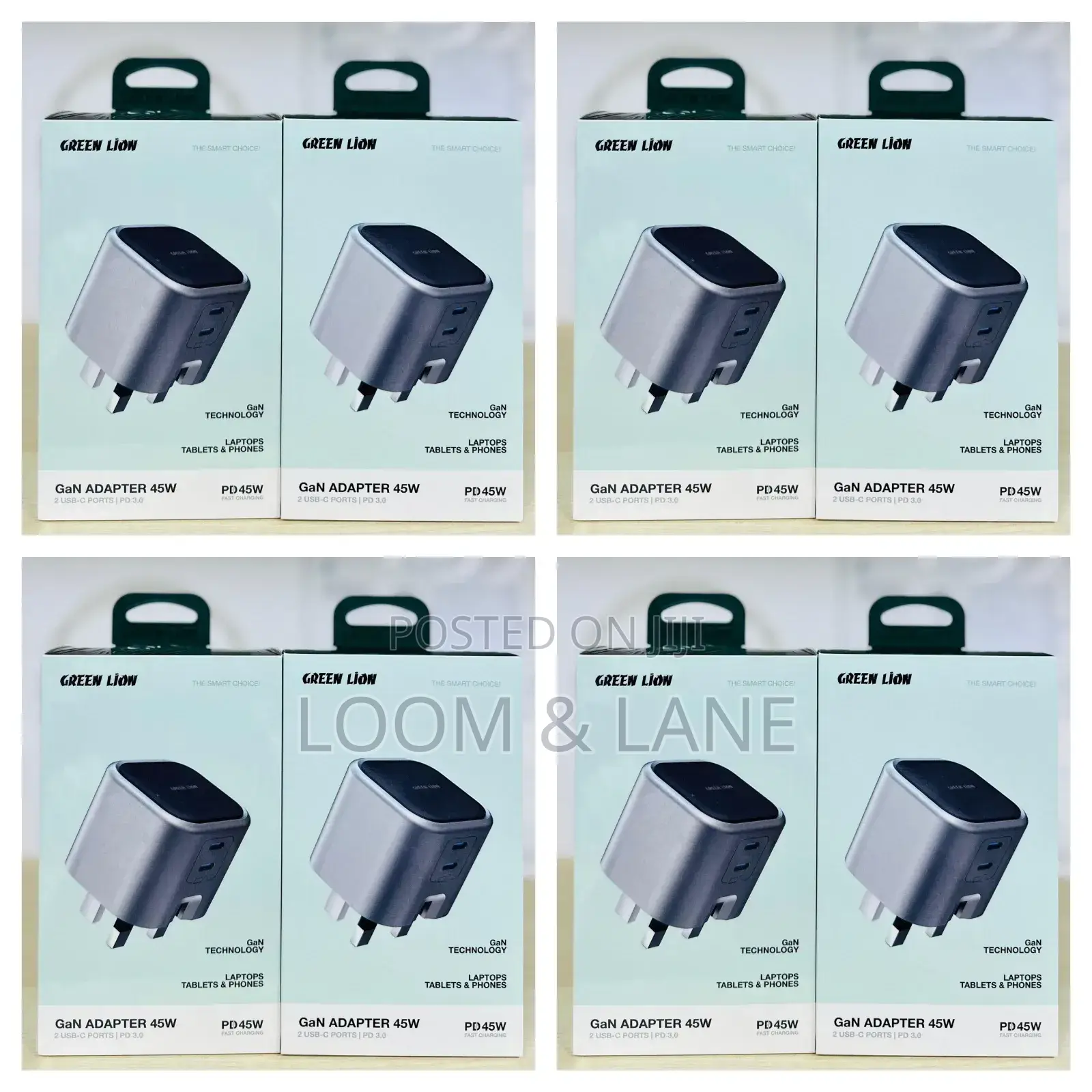 Green Lion New Gan Adapter 45w Pd