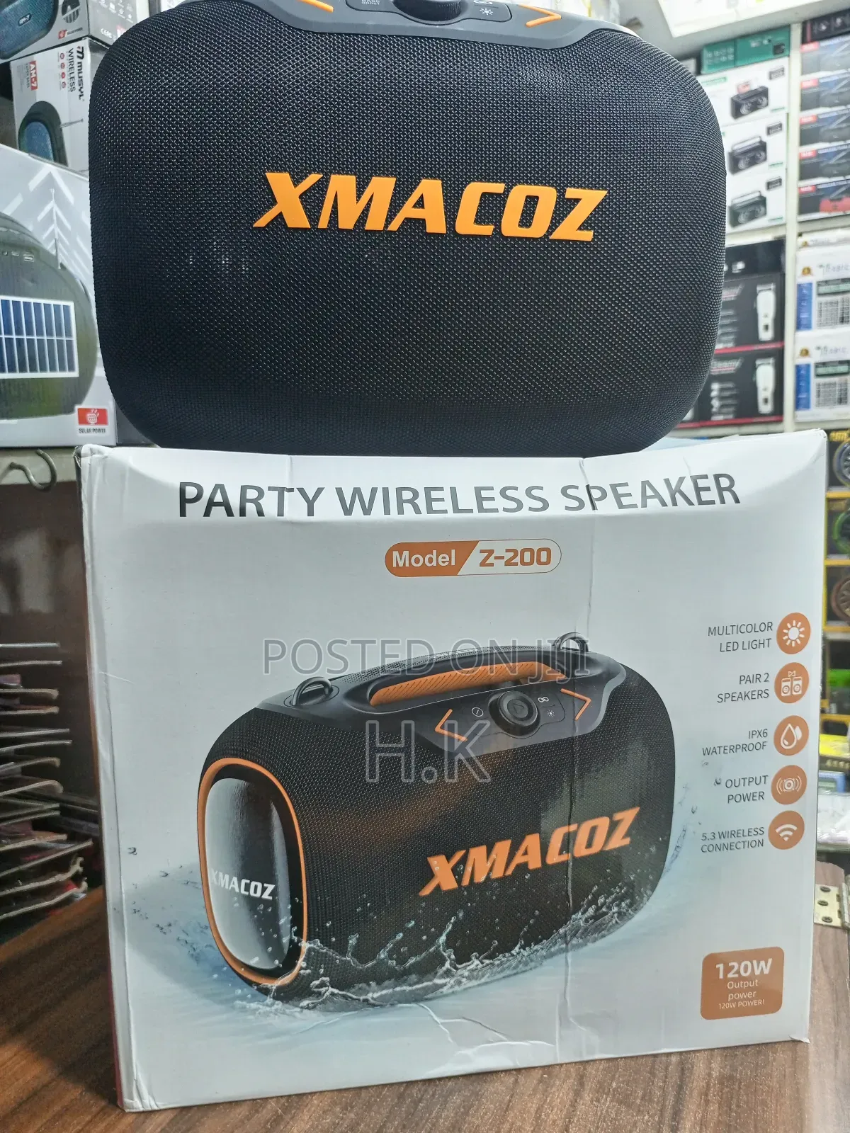 Xmacoz Party Wireless Speaker, Model Z-200.