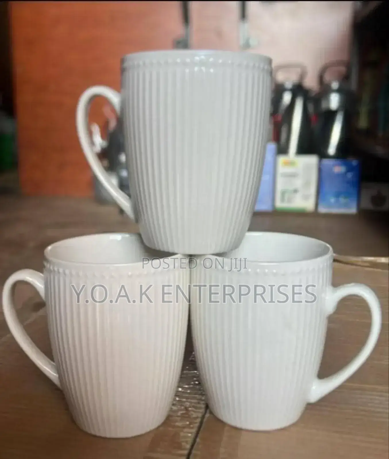 Ceramic Tea Cups Half Dozen