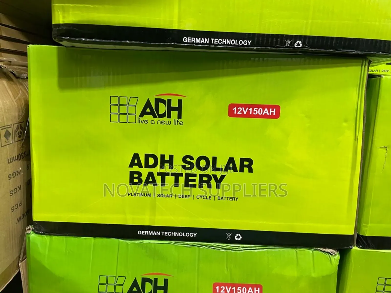 150ah German Technology Adh Solar Battery Hekn