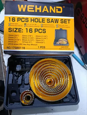 16pcs Big Wood Hole Saw Set