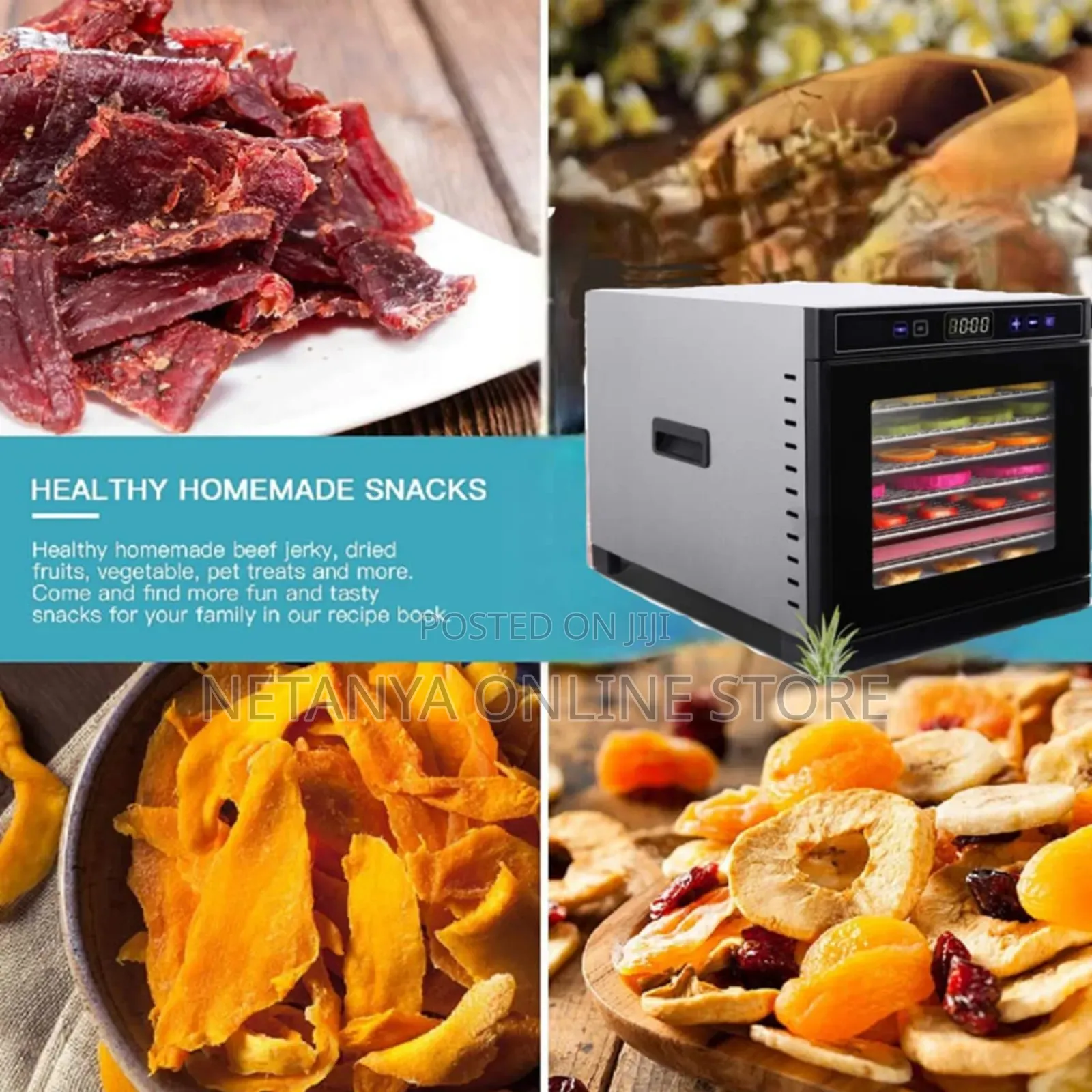 8trays Professional Stainless Steel Food Dehydrator