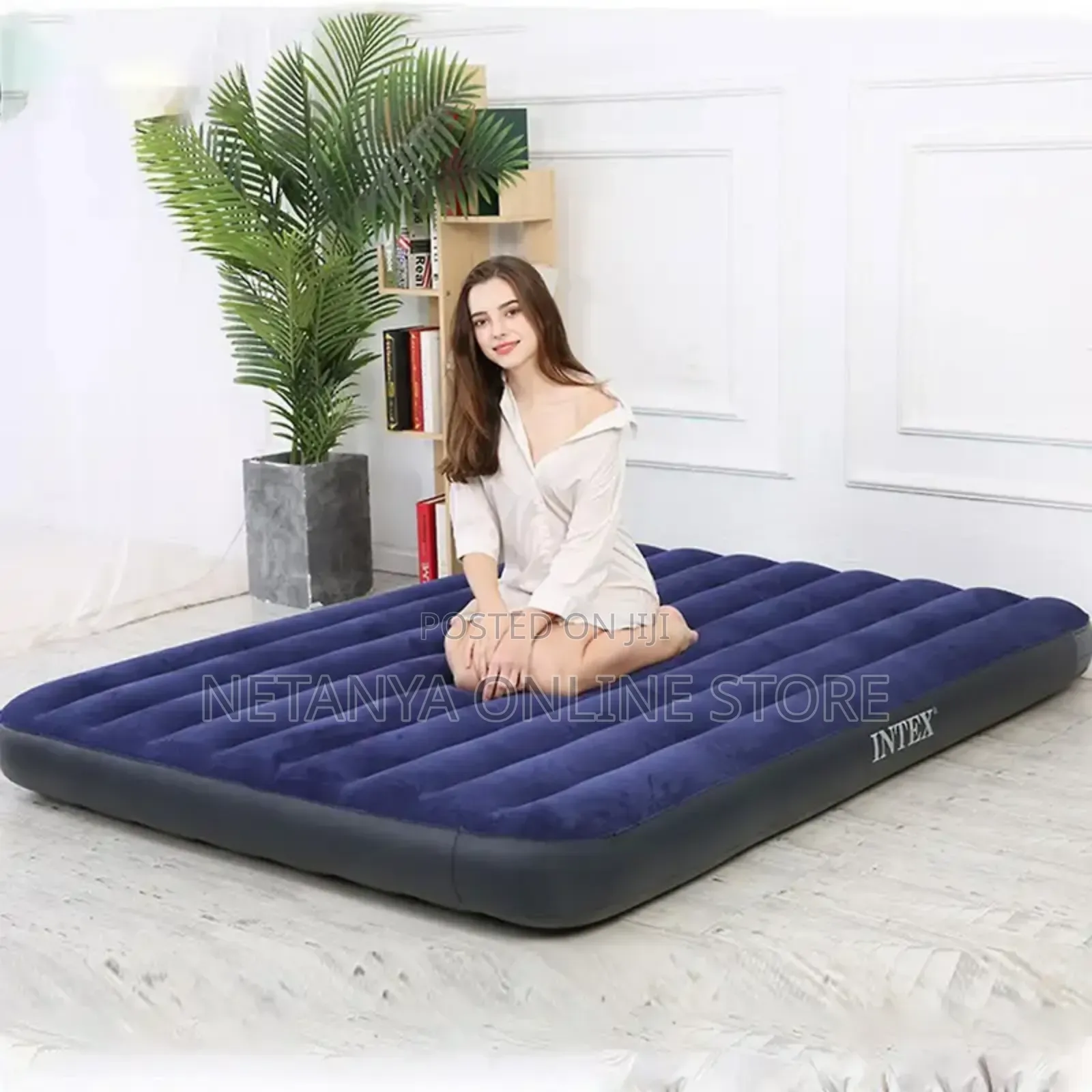Intex Inflatable Mattress With Electric Pump