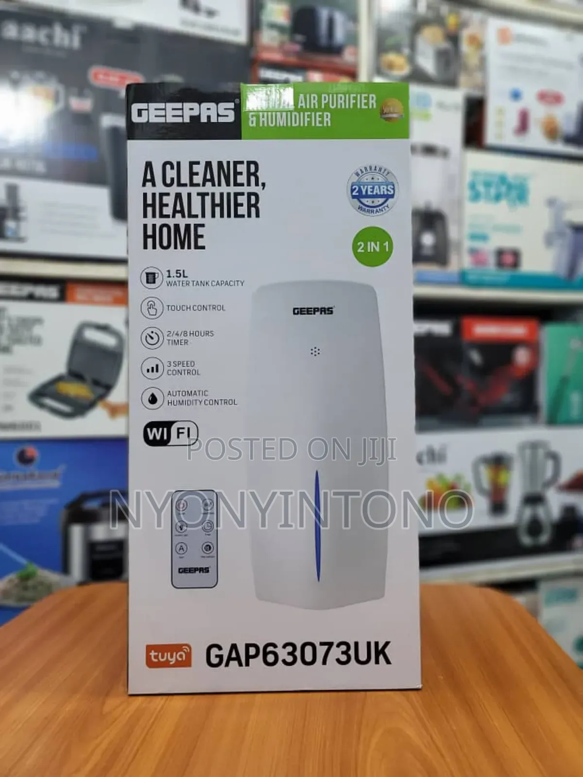 Geepas Air Purifier and Humidifier With 2yrs Warranty