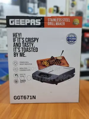 Geepas 4 Slice Stainless Steel Grill Maker